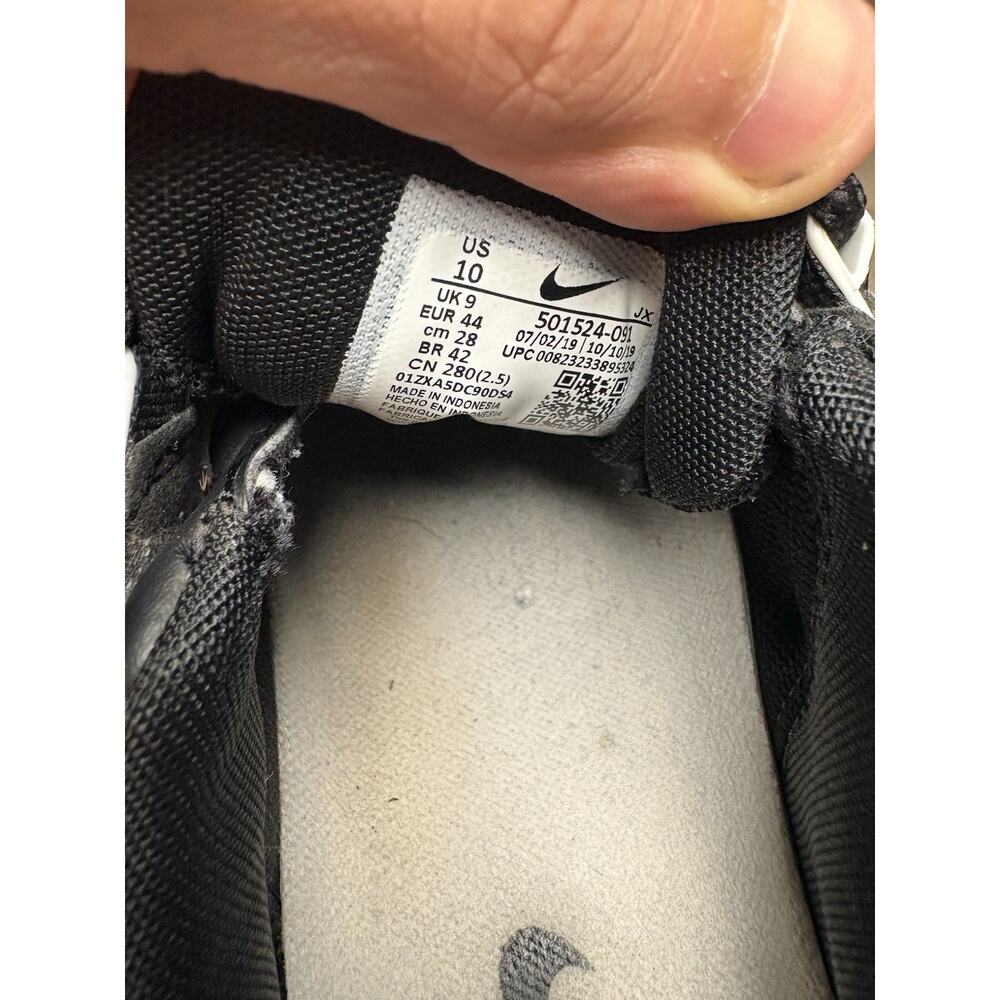 Nike Shox NZ Sneakers Black Men's 10 White Swoosh 501524-091 - Picture 7 of 7